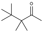 3,3,4,4-テトラメチル-2-ペンタノン 化学構造式