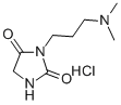 Hydantoin, 3-(3-(dimethylamino)propyl)-, hydrochloride 结构式