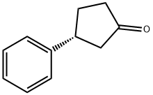 (R)-3-苯基环戊酮, 86505-44-4, 结构式