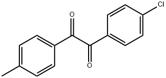 1-(4-CHLOROPHENYL)-2-(4-METHYLPHENYL)ETHANE-1,2-DIONE Struktur