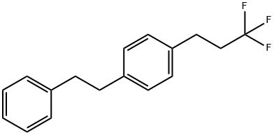 1-フェネチル-4-(3,3,3-トリフルオロプロピル)ベンゼン 化学構造式