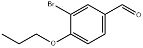 3-溴-4-丙氧基苯甲醛, 865138-64-3, 结构式