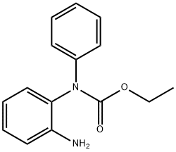 (2-アミノフェニル)フェニルカルバミン酸エチル 化学構造式