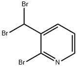 2-bromo-3-dibromomethyl-pyridine 化学構造式