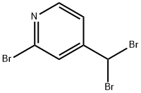 2-bromo-4-(dibromomethyl)pyridine 结构式