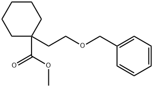 1-[2-(Benzyloxy)ethyl]-cyclohexanecarboxylic Acid Methyl Ester 结构式