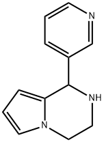 1-(3-ピリジニル)-1,2,3,4-テトラヒドロピロロ[1,2-A]ピラジン 化学構造式