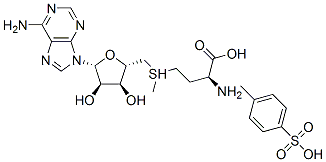 S-腺苷L-蛋氨酸 对甲苯磺酸盐, 86562-85-8, 结构式