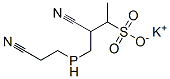 potassium 2-[bis(2-cyanoethyl)phosphine]ethanesulphonate 结构式