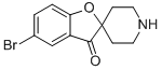 5-BROMO-3H-SPIRO[BENZOFURAN-2,4'-PIPERIDIN]-3-ONE 结构式