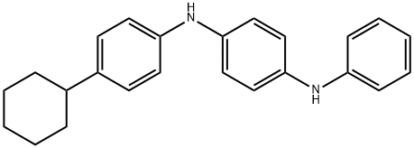 N-(4-cyclohexylphenyl)-N'-phenylbenzene-1,4-diamine 结构式