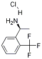 (S)-1-[2-(トリフルオロメチル)フェニル]エチルアミンHYDROCHLORIDE 化学構造式