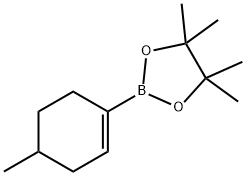4,4,5,5-TETRAMETHYL-2-(4-METHYLCYCLOHEX-1-ENYL)-1,3,2-DIOXABOROLANE Struktur