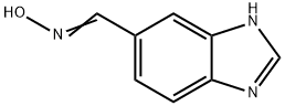 1H-Benzimidazole-6-carboxaldehyde,  oxime Structure