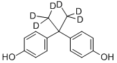 2,2-双(4-羟基苯基)丙烷-甲基-D6,86588-58-1,结构式