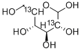 葡萄糖-2,5-13C2, 86595-19-9, 结构式