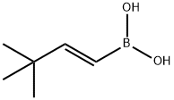 TRANS-3,3-ジメチル-1-ブテニルボロン酸 化学構造式