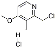 2-(Chloromethyl)-4-methoxy-3-methylpyridine hydrochloride Struktur