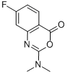 2-(dimethylamino)-7-fluoro-4H-3,1-benzoxazin-4-one Structure