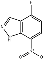 4-FLUORO-7-NITRO INDAZOLE Struktur