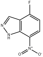 4-FLUORO-7-NITRO INDAZOLE Structure