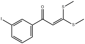 1-(3-iodophenyl)-3,3-bis(methylsulfanyl)-2-propen-1-one|