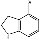 4-ブロモインドリン 化学構造式