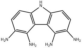 9H-Carbazole-3,4,5,6-tetramine Struktur