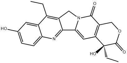 7-乙基-10-羟基喜树,86639-52-3,结构式