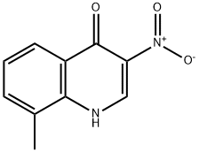 4-HYDROXY-8-METHYL-3-NITROQUINOLINE
 Structure