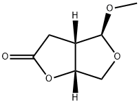FURO[3,4-B]FURAN-2(3H)-ONE, TETRAHYDRO-4-METHOXY-, (3AS,4S,6AR)- Structure
