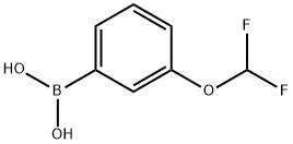 3-(Difluoromethoxy)-benzeneboronic acid Structure