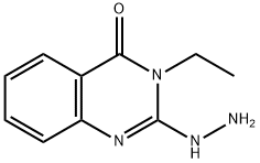 3-乙基-2-肼基-3,4-二氢喹唑啉-4-酮, 86662-57-9, 结构式