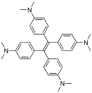 tetrakis(4-(dimethylamino)phenyl)ethylene Struktur