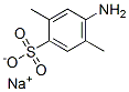 4-Amino-2,5-dimethylbenzenesulfonic acid sodium salt Struktur