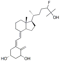 24-fluoro-1,25-dihydroxycholecalciferol Structure