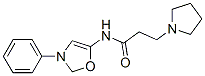 N-(3-phenyloxazol-5-yl)-3-pyrrolidin-1-yl-propanamide Struktur