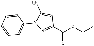 5-氨基-1-苯基-1H-吡唑-3-甲酸乙酯, 866837-96-9, 结构式