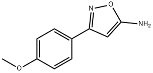 5-氨基-3-(4-甲氧苯基)异噻唑, 86685-98-5, 结构式