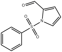 1-(フェニルスルホニル)-2-ホルミル-1H-ピロール 化学構造式