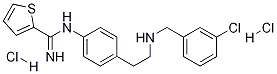 N-[4-[2-[[(3-chlorophenyl)Methyl]aMino]ethyl]phenyl]-2-thiophenecarboxiMidaMide dihydrochloride Structure