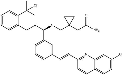 Montelukast CyclopropacetaneaMide IMpurity Structure