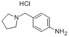 4-(PYRROLIDIN-1-YLMETHYL)ANILINE HYDROCHLORIDE Structure