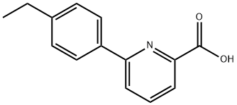 6-(4-Ethylphenyl)-picolinic acid Structure