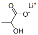 2-ヒドロキシプロパン酸リチウム 化学構造式
