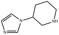 3-(1H-IMIDAZOL-1-YL)-PIPERIDINE Struktur
