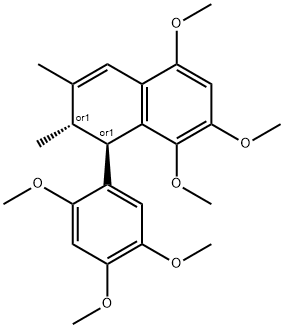 木兰脂素, 86702-02-5, 结构式