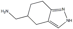 2H-Indazole-5-methanamine,  4,5,6,7-tetrahydro-,  (-)- Structure