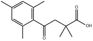 2,2-DIMETHYL-4-OXO-4-(2,4,6-TRIMETHYLPHENYL)BUTYRIC ACID Structure