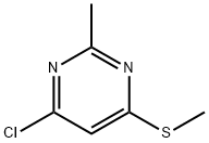 4-Chloro-2-methyl-6-(methylthio)pyrimidine Structure